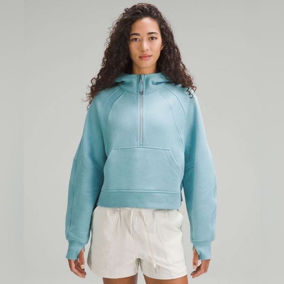 lululemon athletica Tops - LULULEMON Scuba Oversized Half Zip Hoodie